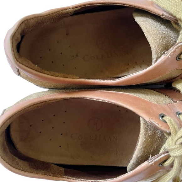 Cole Haan x Nike Air Beau Lace to Toe tan suede and peachy-pink leather sneakers - Picture 5 of 11